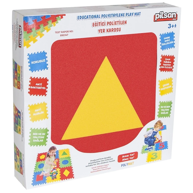 Pilsan Eğitici Yer Karosu Geometrik Şekiller 03 472