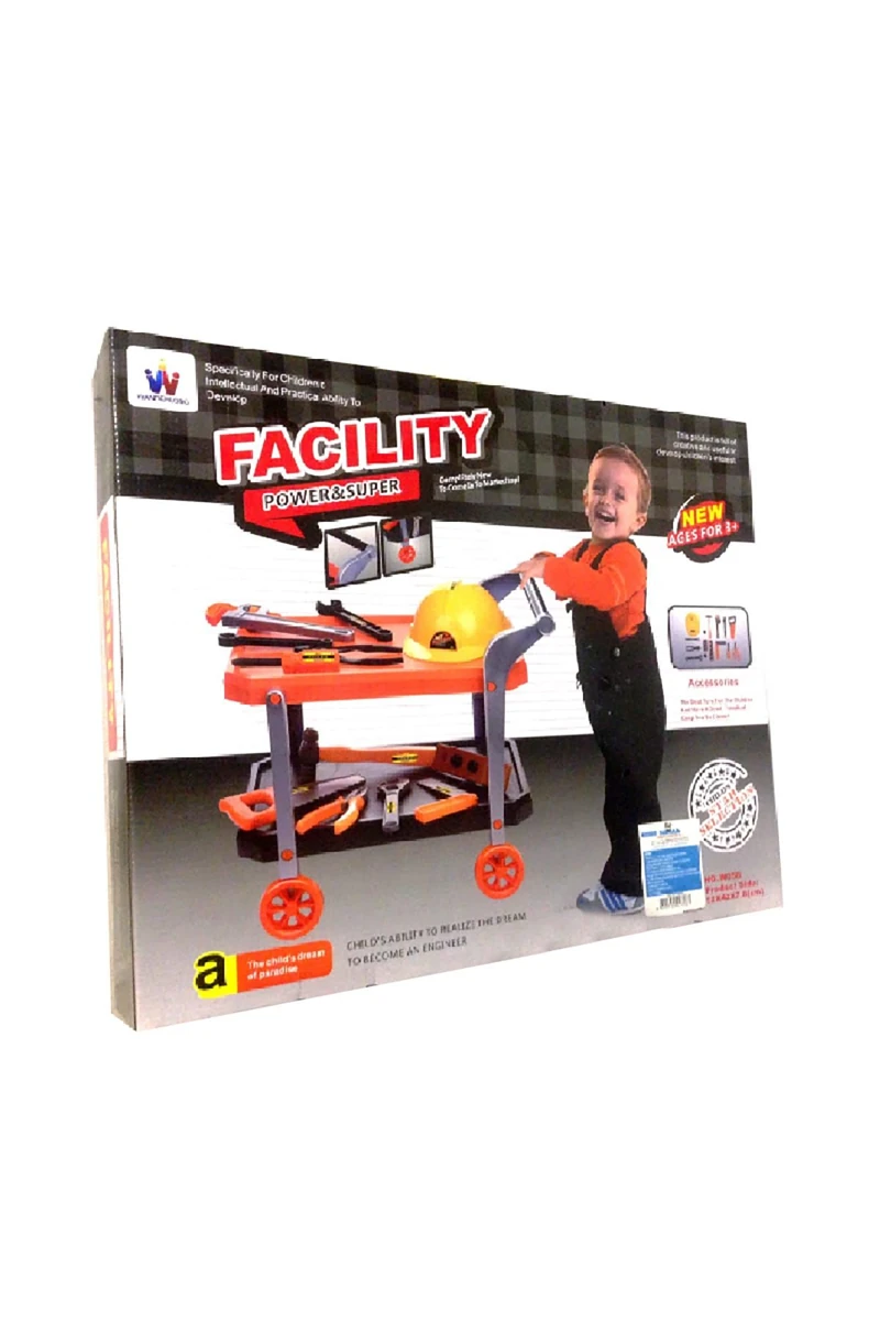 Samatlı Oyuncak El Arabalı Oyuncak Tamir Seti