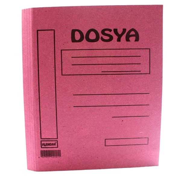 Alemdar Telli Dosya Tam Kapak Pembe
