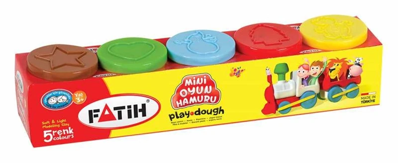 Fatih 50075 Mini Oyun Hamuru 5 Renk