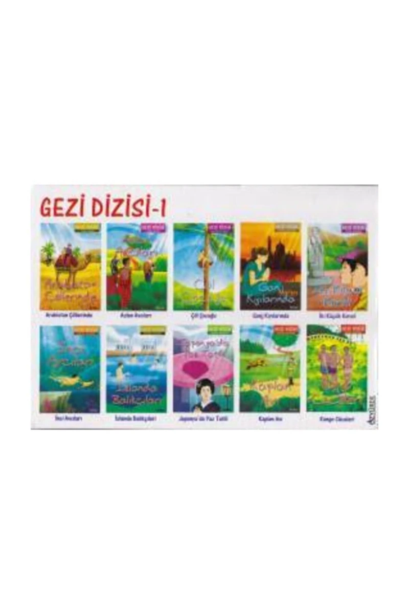 Yeni Testli Setler 4 - Gezi Dizisi (10 Kitap Takım)