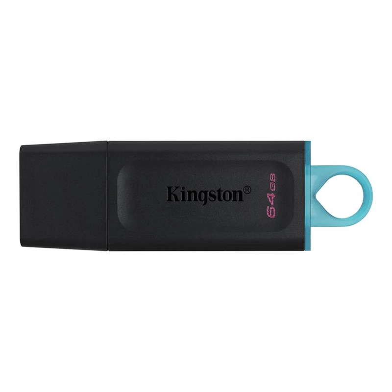Kingston DTX-64GB 64GB USB3.2 Gen 1 DataTraveler Exodia (Black + Teal) Flash Bellek
