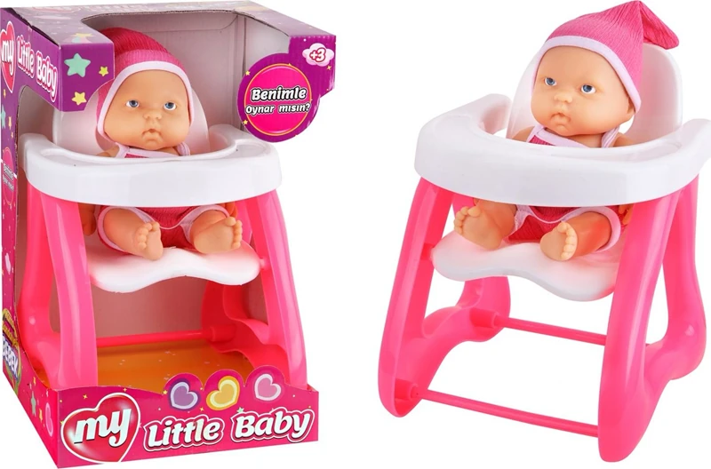 Limon Oyuncak Mama Sandalyeli Bebek