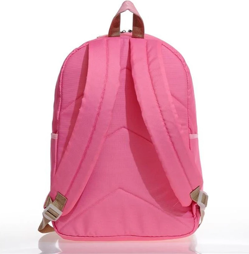 Kaukko Bright Simli Okul Sırt Çantası Pembe K1098
