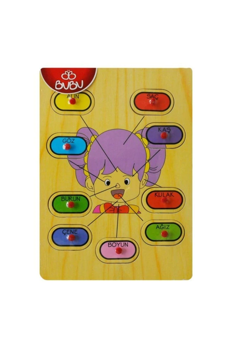 Bubu Ahşap Puzzle Yüz Bj-53Ap0052