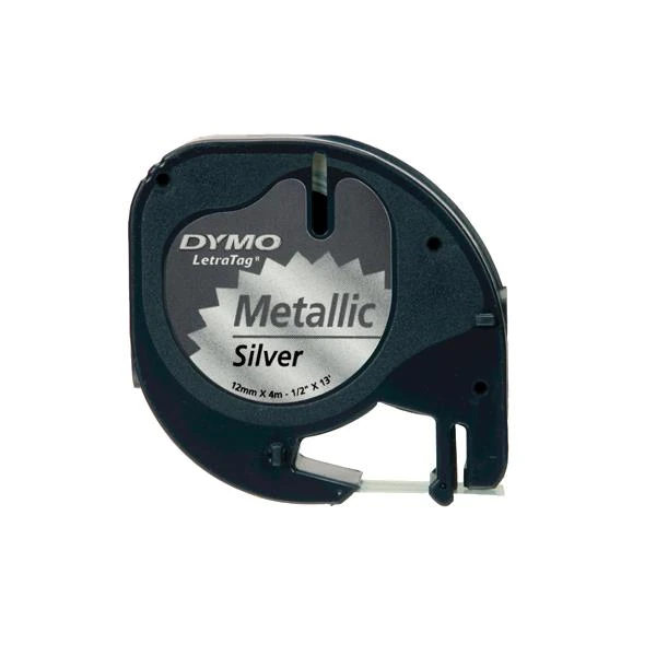 Dymo S0721730 Letratag Metalik Şerit 12*4Mt Gri