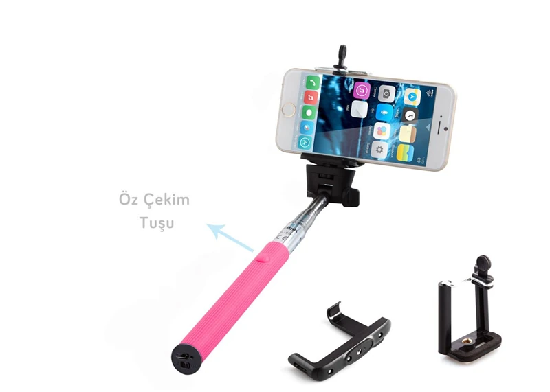 S-link SL-S35 Bluetooth Pembe Selfie Çekim Çubuğu