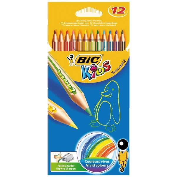 Bic 83256611 Tropıcolor2 Boya Kalemi 12 Renk