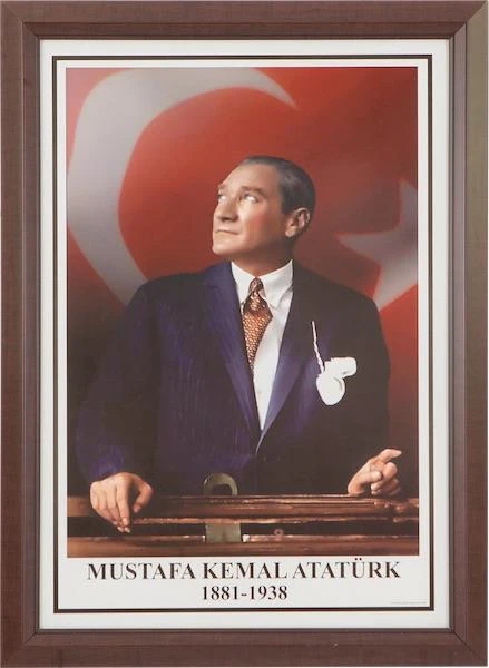 İnter Int-824-8L Atatürk Potresi 35*50 Lamine Çerçeve