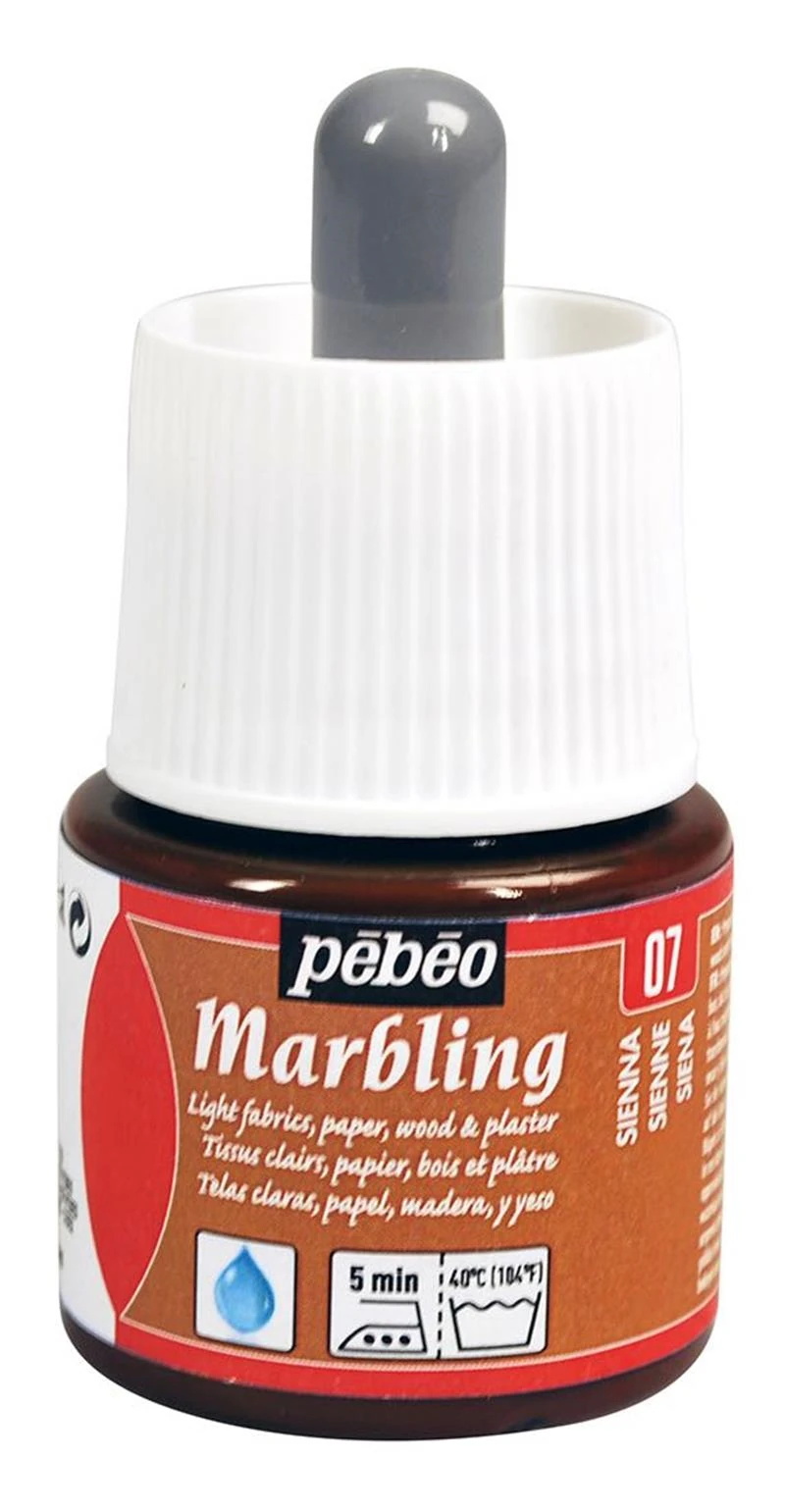 Pebeo 130-07 Marblıng Ebru Boyası 45Ml Kahve