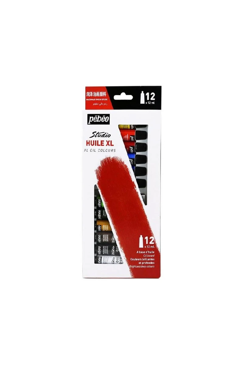 Pebeo 668100 Yağlı Boya 12Ml 12Li Set