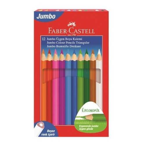 FABER CASTEL KURU BOYA JUMBO 12 LI 5171116615 - 5173116616 *.FABER-24 **