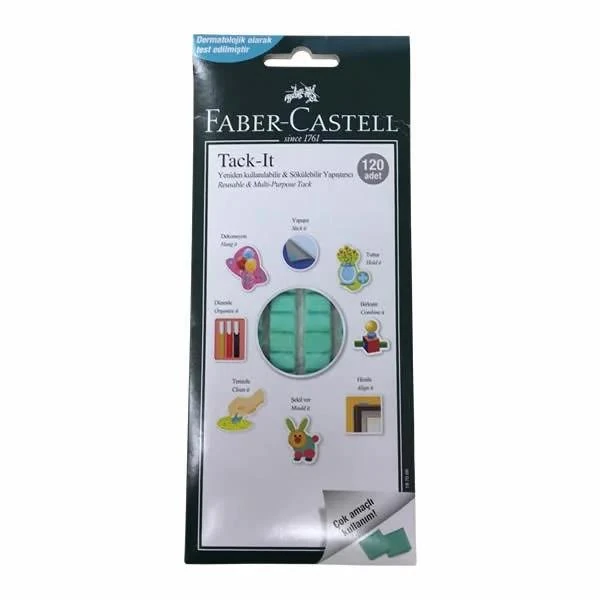 FABER CASTEL TACK-IT 75 GR YESIL HAMUR YAPISKANI 187066 - 187092 *.FABER-24 *