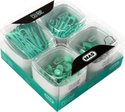 Mas Masa Seti 4 Lü Pvc Kutu Yeşil 1286