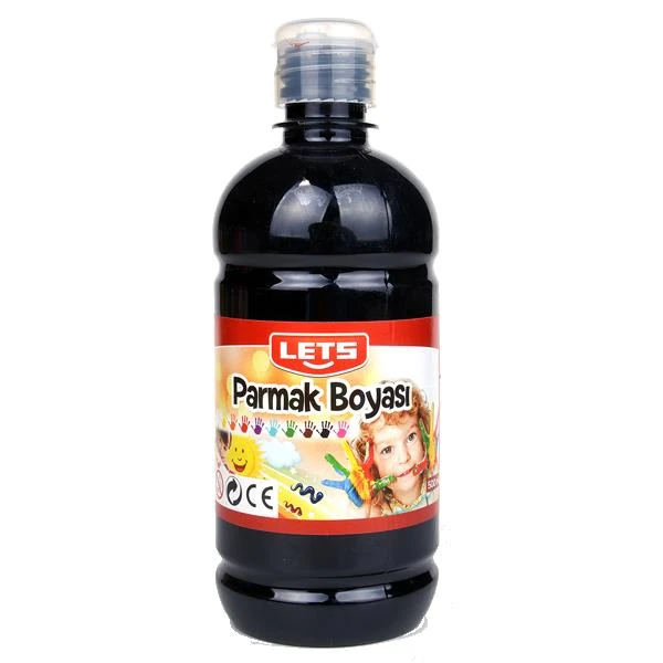 Lets Parmak Boyası 500 Ml Siyah L5009