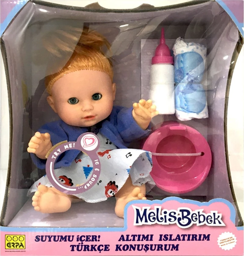 Erpa Altını Islatan Masal Anlatan Melis Oyuncak Bebek