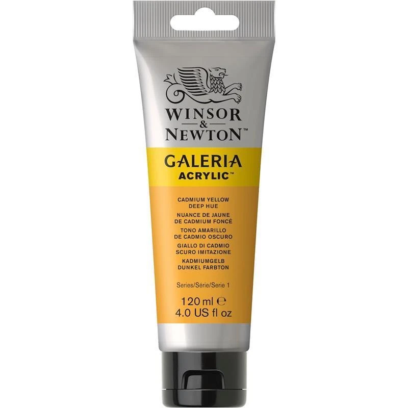 W&N Akrilik Boya Galerıa 120 Ml Cadmıum Yellow Deep Hue 115 Wn-2131115