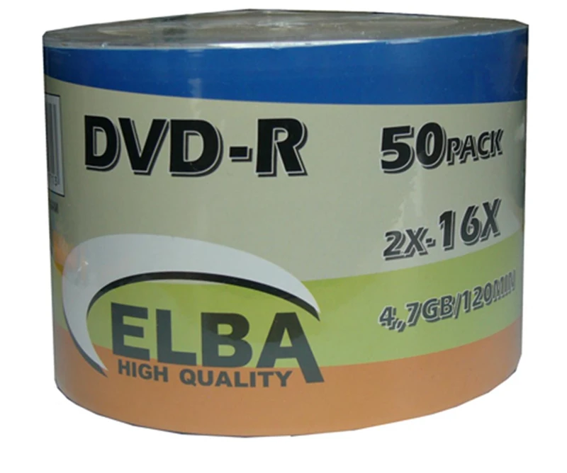 Elba DVD-R 4.7 GB / 120 DK Shrink 50 Lİ