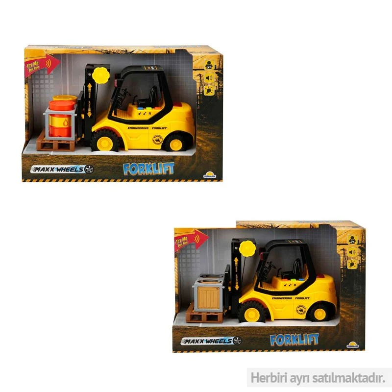 Maxx Wheels Sesli ve Işıklı Forklift 24 cm