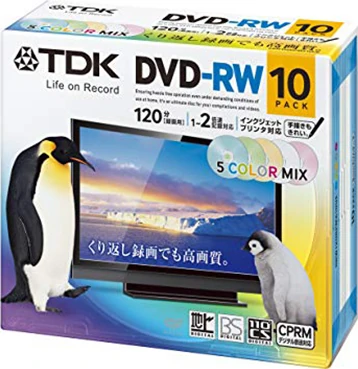 Tdk Dvd-Rw 4.7gb 120MIN 1-4x 10LU Kutulu