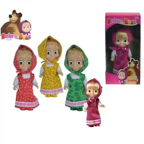 Simba Toys Masha Günlük Kıyafetli Oyuncak Bebek 12 Cm