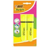 Bic Flat Fosforlu Kalem 2 Li Sarı 517920