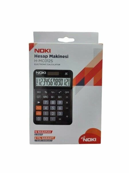 Noki Hesap Makinesi Siyah H-Mc012S