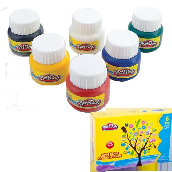 Play-Doh Guaj Boya 6 Renk 30 Ml Gu001