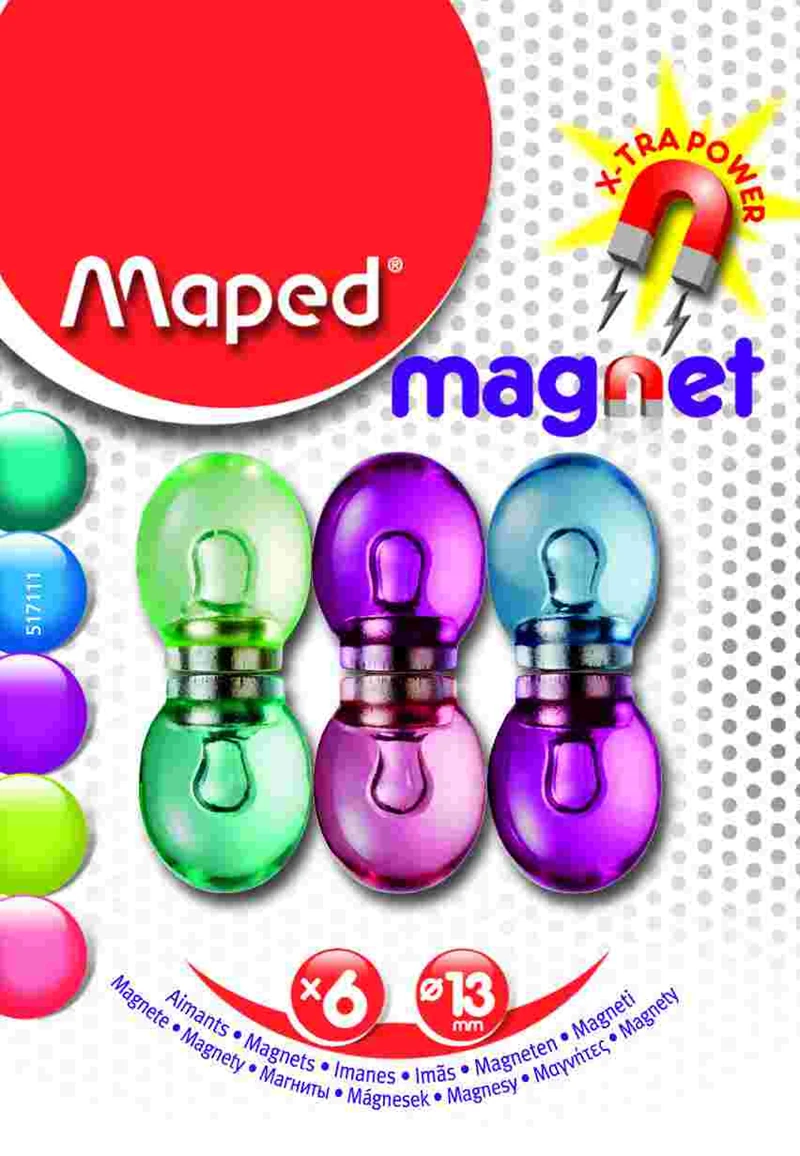 Maped 517111 Fancy Mıknatıs 6Lı
