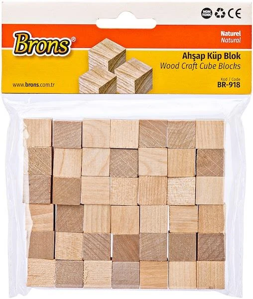 Brons Br-918 Küp Blok Naturel