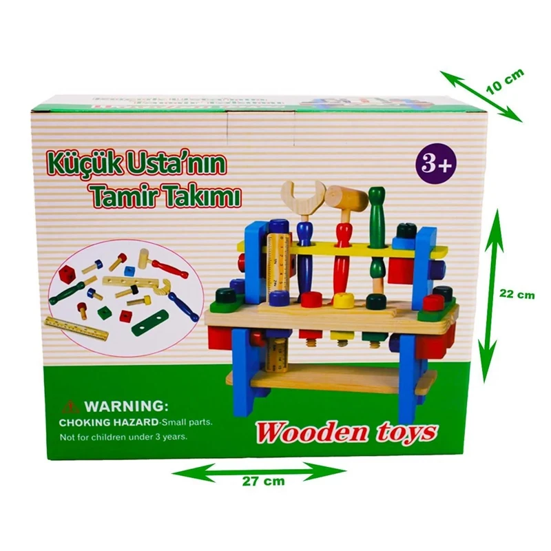 Kzl-2102109 Ahsap Küçük Ustanın Tamir Seti *12