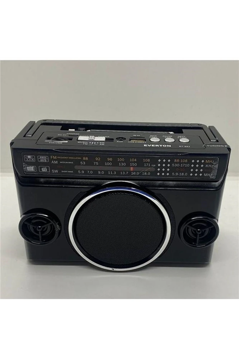 Everton Rt-741 Bluetooth -Fm-Am-Sw-Usb-Tf Card-Aux Nostaljik Radyo