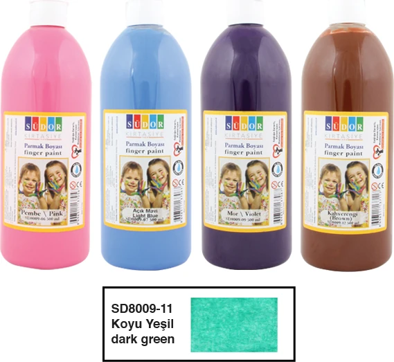 Südor Sd8009-11 Parmak Boyası 500Ml Koyu Yeşil