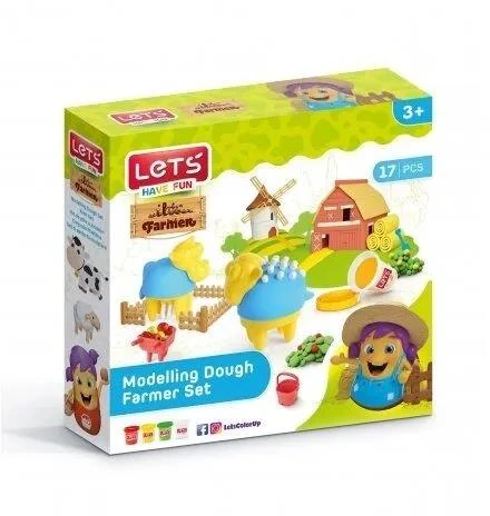 LETS OYUN HAMURU CIFTLIK SETI 17 PCS L9007 *.LETS-23