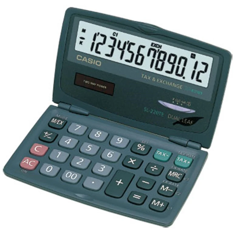 Casıo Hesap Makinesi Cep Tipi Sl-220Te 12 Hane