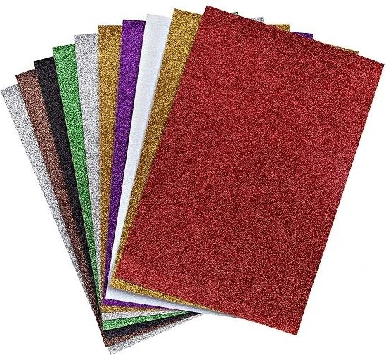 Kraf A4 Kids Karışık Renk Simli Karton 10'lu