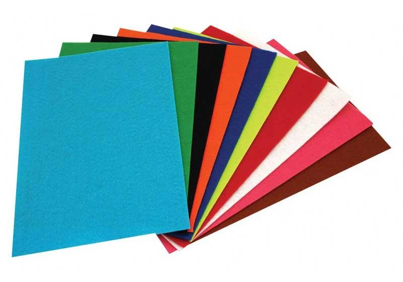 Lino 2719J Yapışkanlı Keçe 10Renk 10Lu 20*30 *72