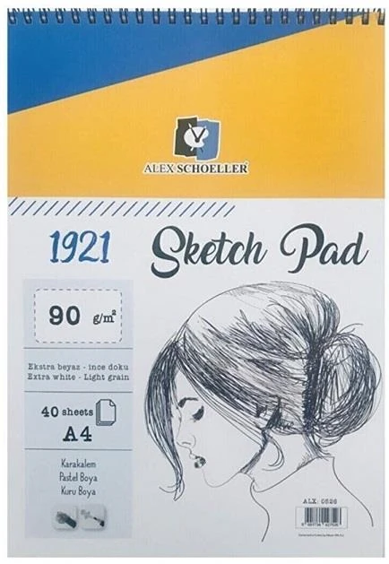 Alex Alx-0526 Spr.Sketchpad A4 90Gr 40Lı