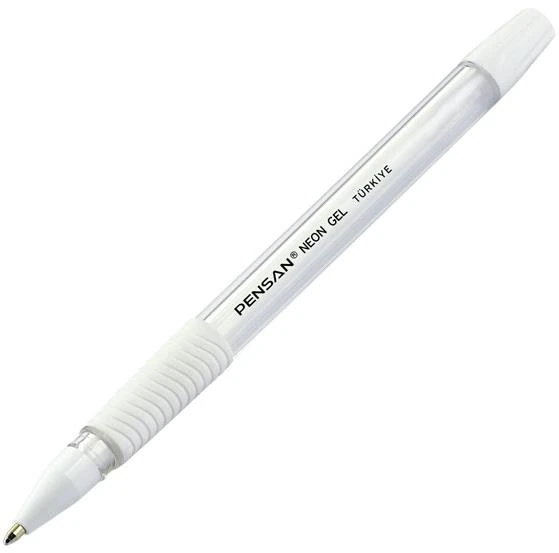 Pensan 02229 Neon Jel Kalem 1Mm Beyaz