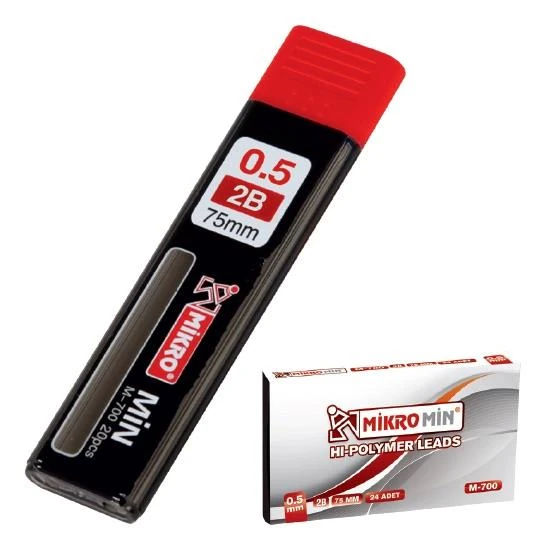 Mikro M-700 75Mm 2B Kurşun Kalem Ucu 0.5Mm