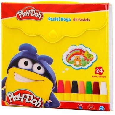 Play-Doh Pastel Boya Çantalı 24 Renk Pa007