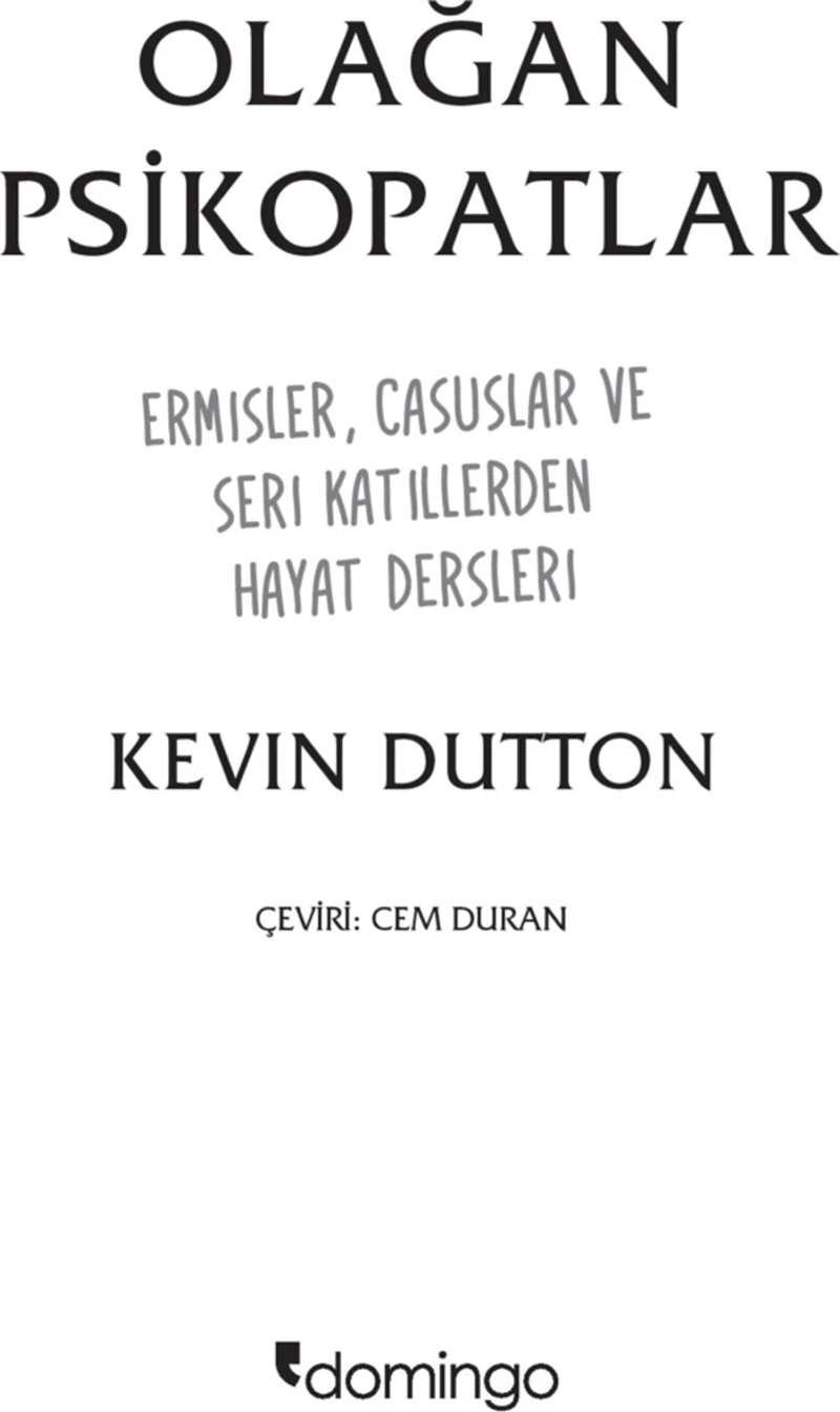 Olağan Psikopatlar - Kevin Dutton