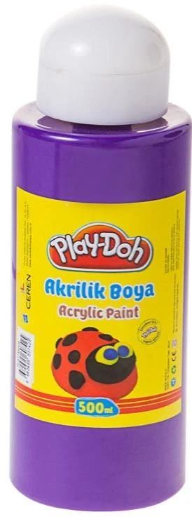Play-Doh Akrilik Boya 500 ML Kahverengi PLAY-AK010