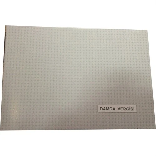 Cem Damga Vergisi Defteri Karton Kapak