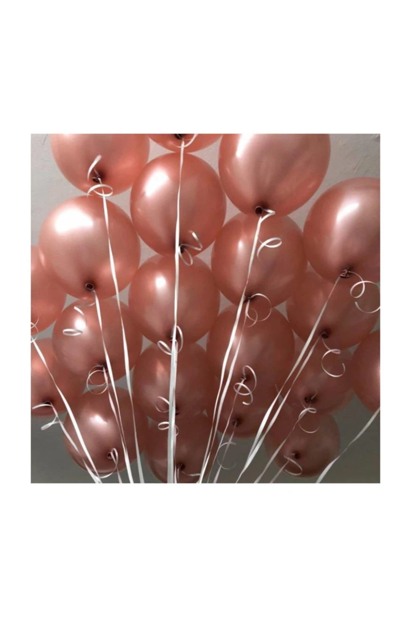 Nedi Pm-72184 Balon Metalik Kahverengi 100Lü