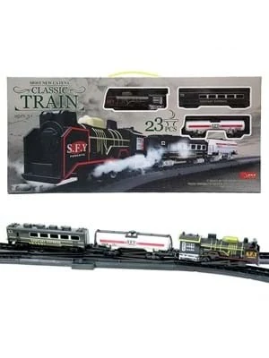 Ctoys Işıklı Pilli ve Sesli Tren Set 23 Parça 870