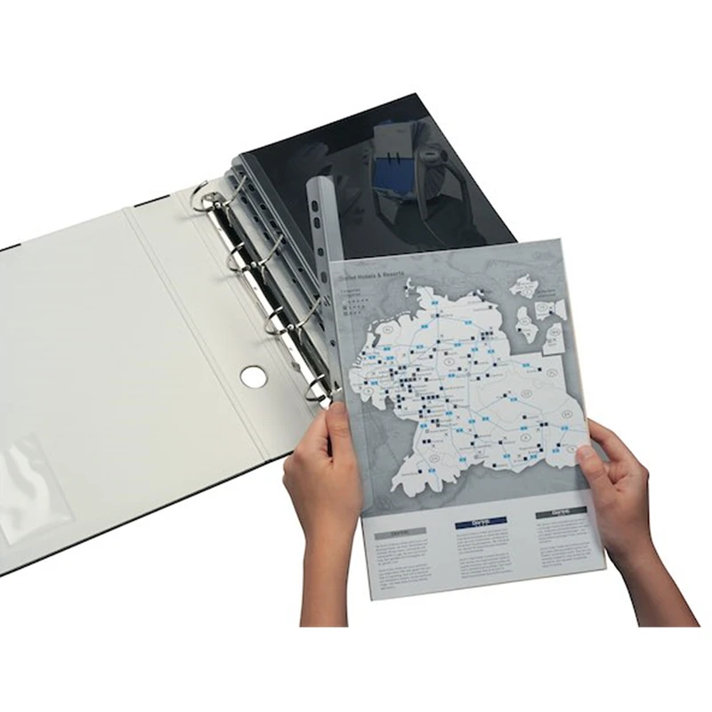 Durable 2902 Delikli Sırtlık 30 Syf.Kps Şeffaf