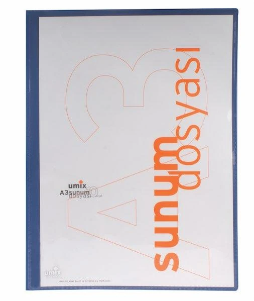 Umix U110A3-La Standart Sunum Dosyası A3 10Lu - Lacivert