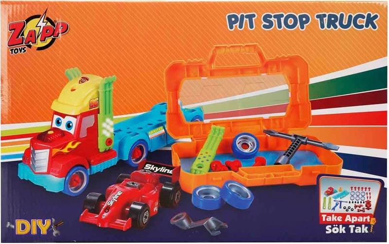 Zapp Toys Sesli ve Işıklı Sök Tak Çantalı Formula 1 Oyun Seti