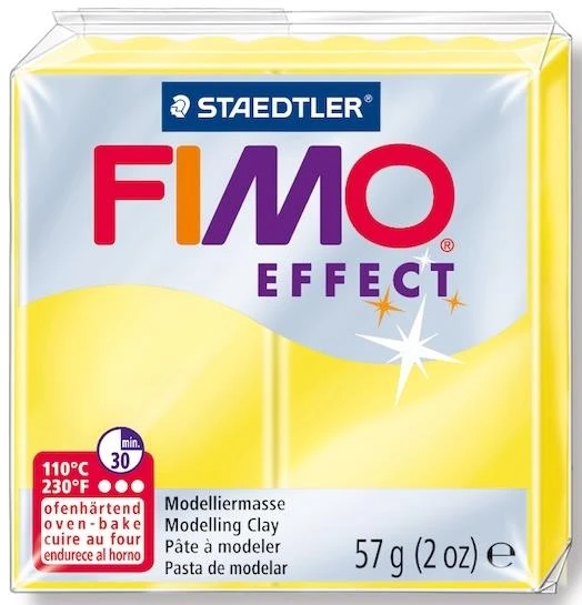 Fımo Modelleme Kili Effect Şeffaf Sarı 8020-104 07